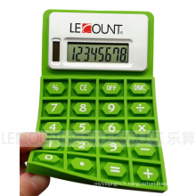 8 chiffres Calculatrice de silicium pliable à double aimant avec aimant (LC525A)